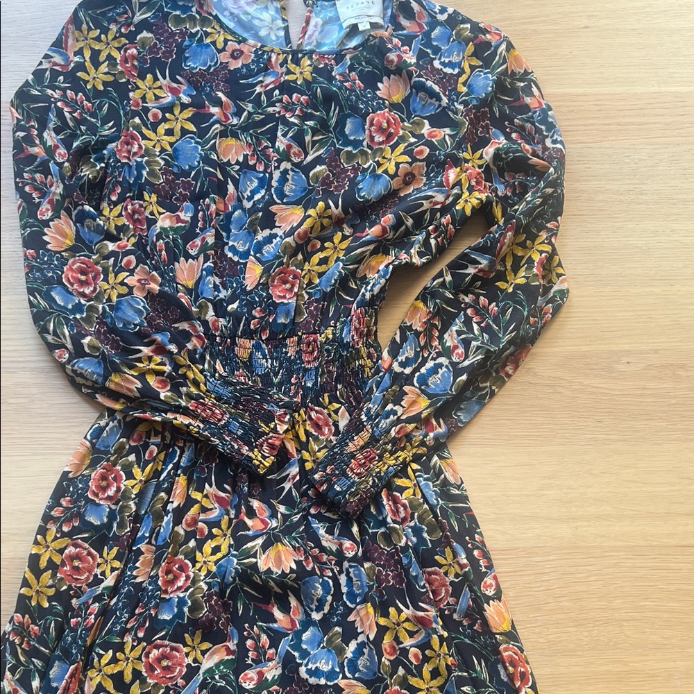 Sezane Floral Midi Dress - Multicolor